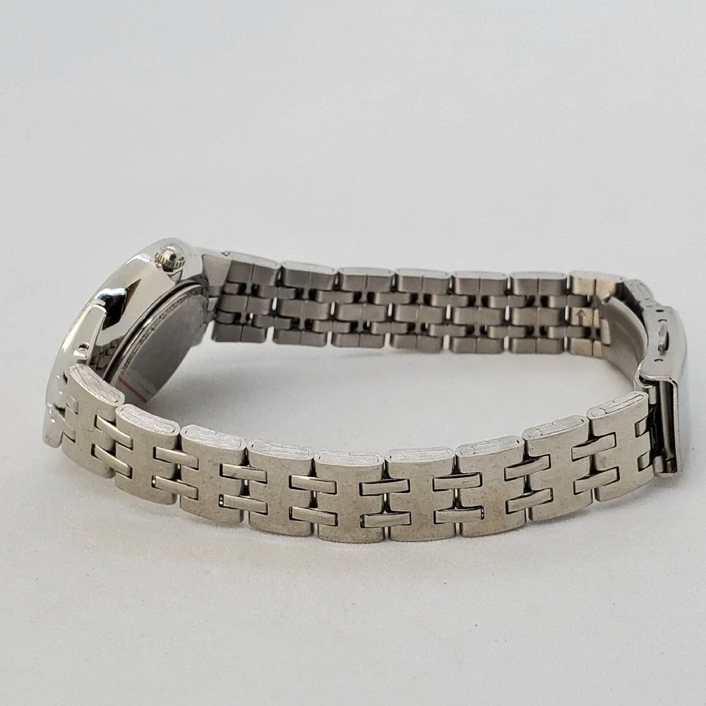 Women's Watch 28MM Crystal Bezel Gray Dial‎ Bracelet Band 7.25